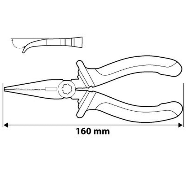 NEO Tools Pikad sirged tangid 200 mm