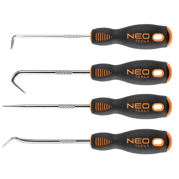 NEO Tools Konksud 150 mm, 4 osa