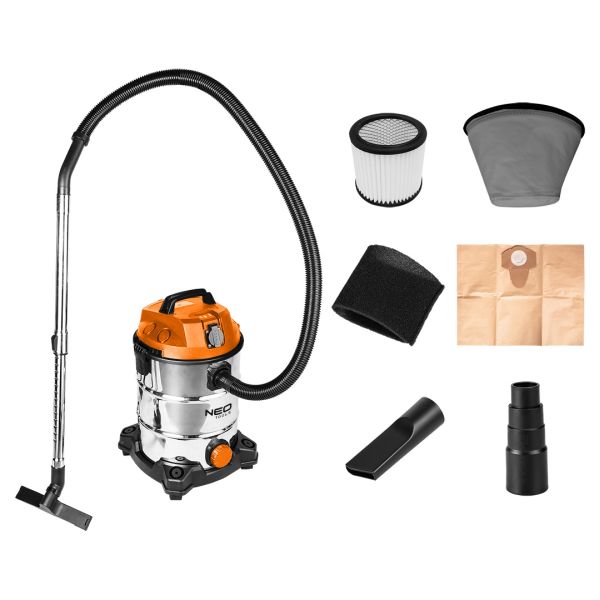 NEO Tools Tööstuslik tolmuimeja 1400 W, paak 30 l