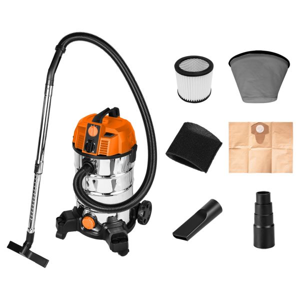 NEO Tools Tööstuslik tolmuimeja 1600 W, paak 35 l