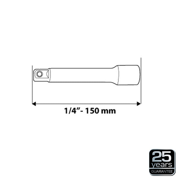 NEO Tools Pikendus 1/4, 100 mm