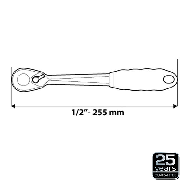 NEO Tools Liigendiga räikvõti 1/2, 285 mm