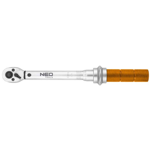 NEO Tools Kahesuunaline momentvõti 1/4, 5-25 Nm, 21 osa