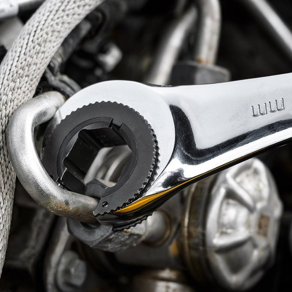 NEO Tools Lõhestatud leht-silmusvõti räikmehhanismiga, 10 mm