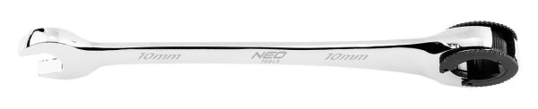 NEO Tools Lõhestatud leht-silmusvõti räikmehhanismiga, 10 mm