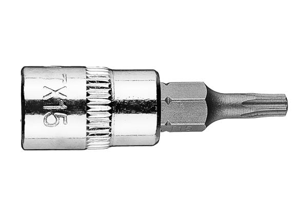 NEO Tools Torx-otsak TX10 padrunil 1/4, lühike, 37 mm