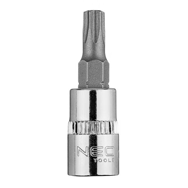 NEO Tools Torx-otsak TX25 padrunil 1/4, lühike, 37 mm