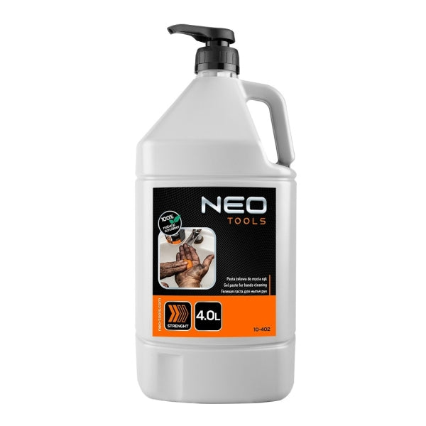NEO Tools Oranž geelkäsipesupasta raskete määrdumiste eemaldamiseks, purk 500 g
