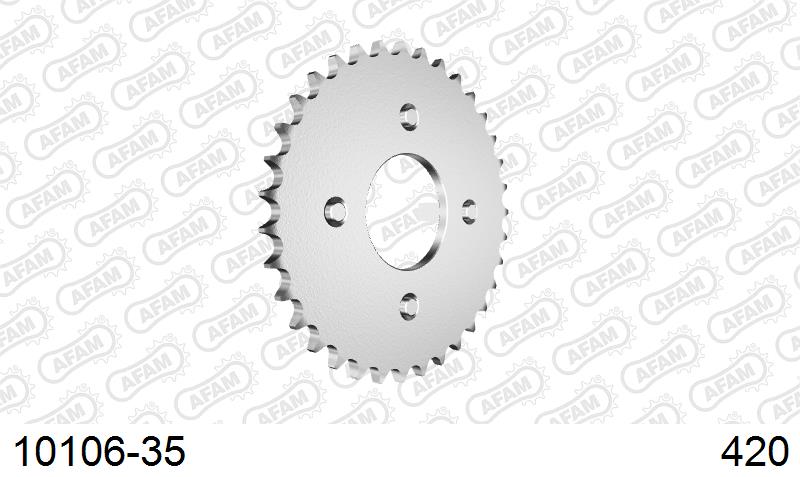 AFAM Tagumine hammasratas 10106-35, 35z, samm 420, teras