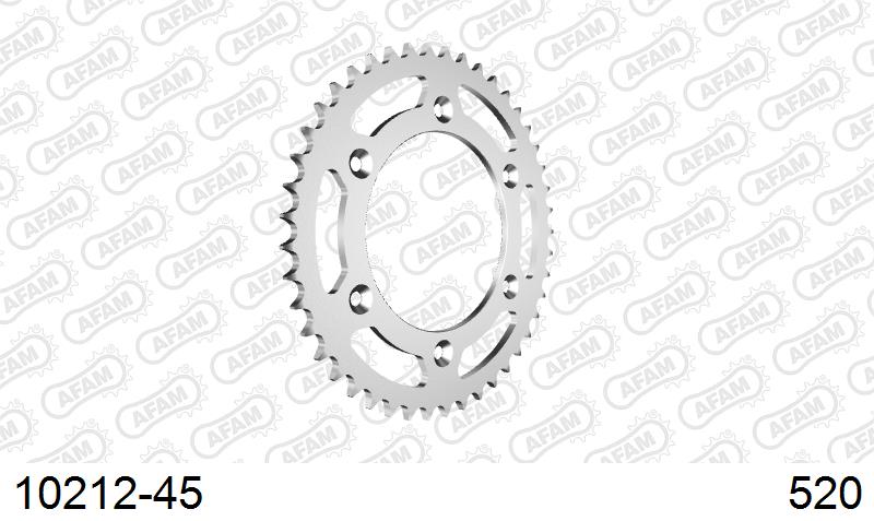 AFAM Tagumine hammasratas 10212-45, 45z, samm 520, teras