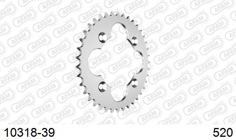 AFAM Tagumine hammasratas 10318-39, 39z, samm 520, teras