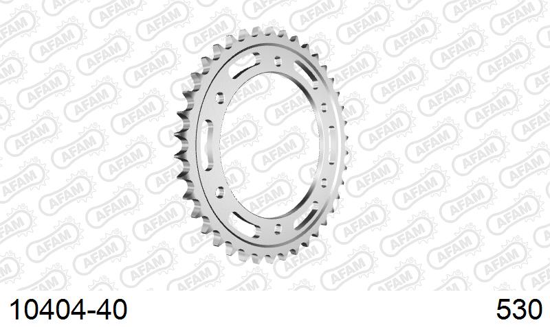 AFAM Tagumine hammasratas 10404-40, 40z, samm 530, teras