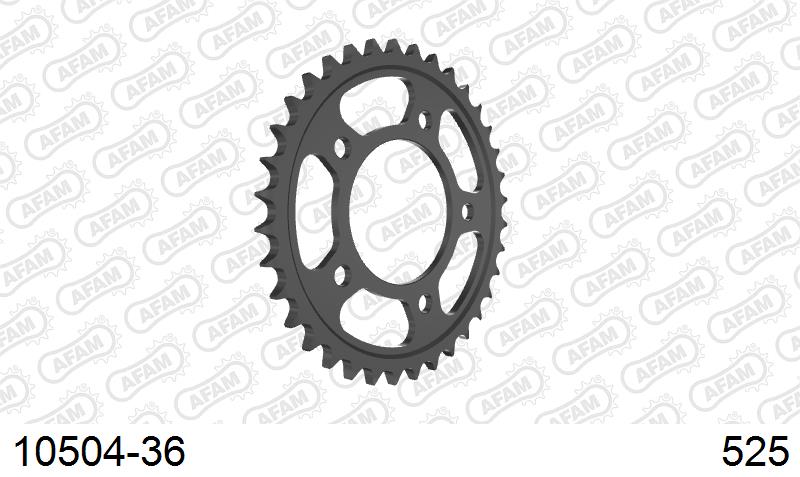 AFAM Tagumine hammasratas 10504-36, 36z, samm 525, teras