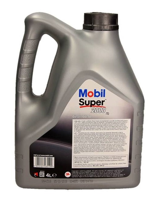Mobil 2000X1 10W-40 mootoriõli