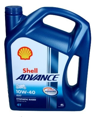 Shell Advance AX7 10W-40 mootorratta 4T mootoriõli