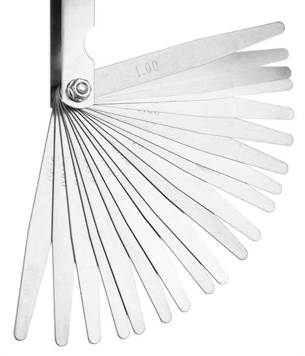 NEO Tools Lehtkaliiber, 20 lehte (0,05-1,0 mm), 65MN / roostevaba teras