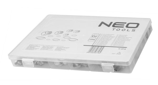 NEO Tools Korgid vaskrõngastega, 534 tk