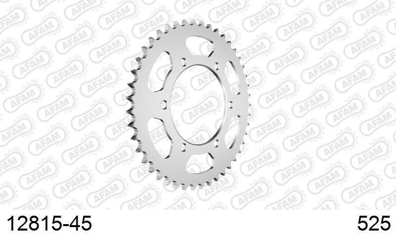 AFAM Tagumine hammasratas 12815-45, 45z, samm 525, teras