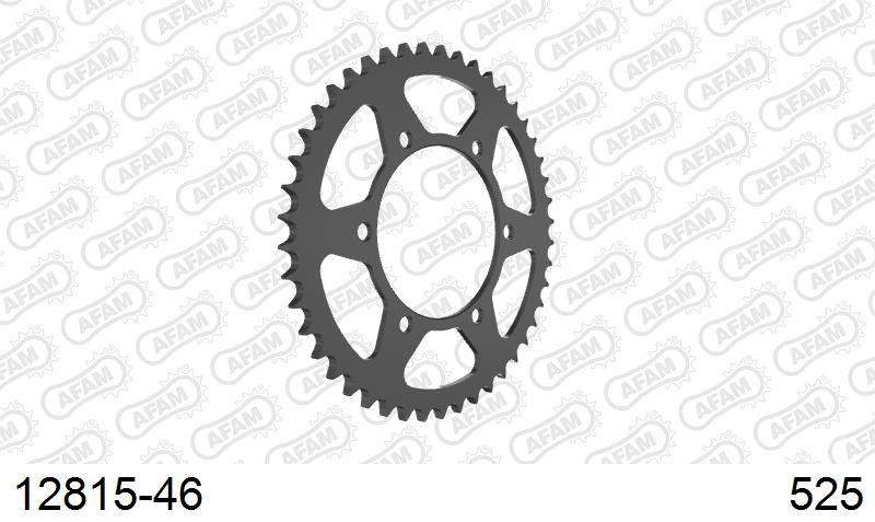 AFAM Tagumine hammasratas 12815-46, 46z, samm 525, teras