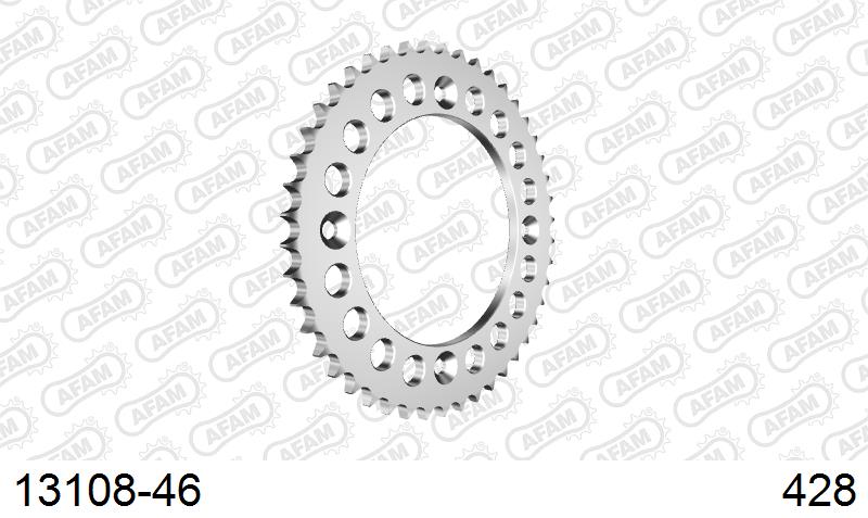 AFAM Tagumine hammasratas 13108-46, 46z, samm 428
