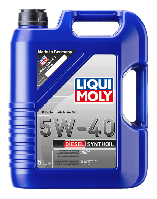 Liqui Moly Diesel Synthoil 5W-40 mootoriõli