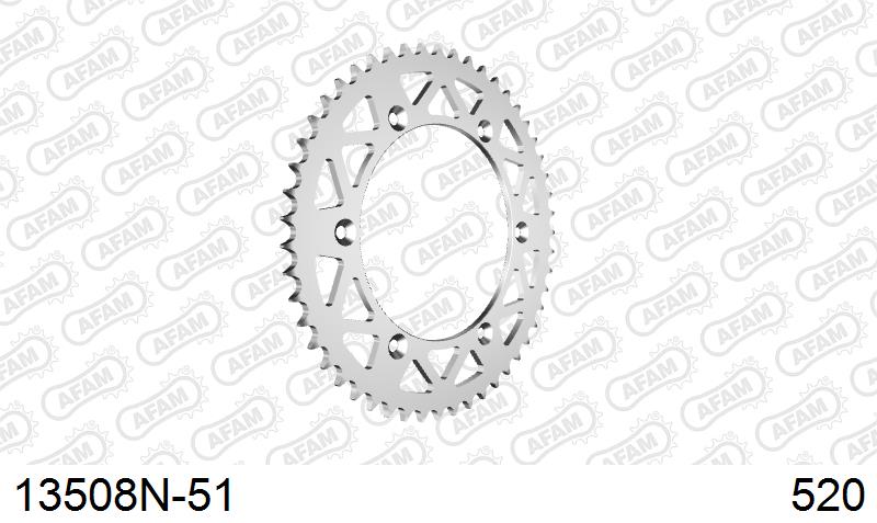 AFAM Tagumine hammasratas 13508N-51, 51z, samm 520