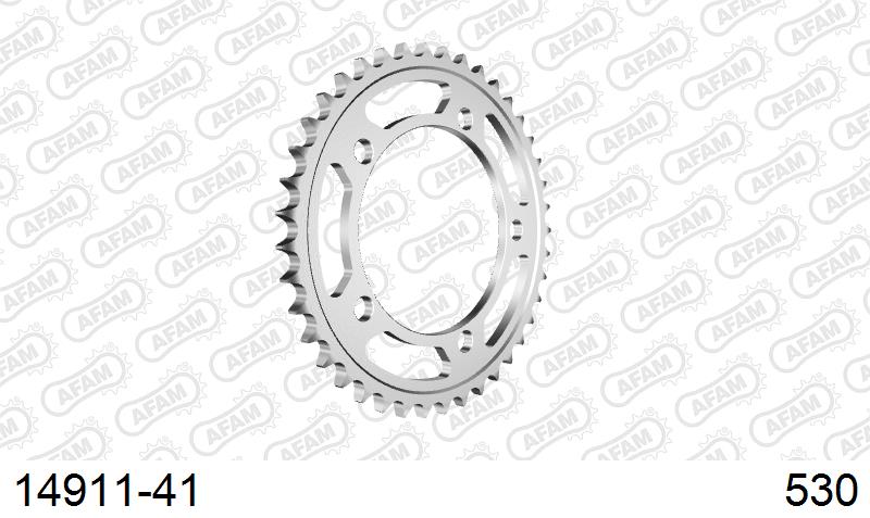 AFAM Tagumine hammasratas 14911-41, 41z, samm 530, teras