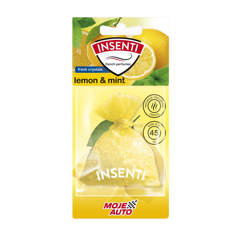 Moje Auto Insenti Fresh Crystals lõhnakotike, Lemon Mint