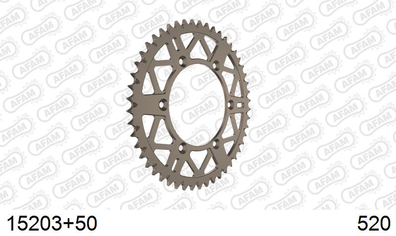 AFAM Tagumine hammasratas 15203+50, 50z, samm 520