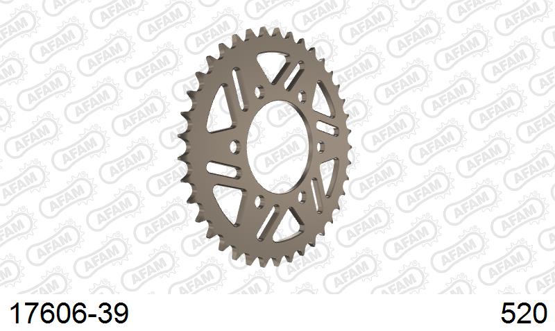 AFAM Tagumine hammasratas 17606-39, 39z, samm 520