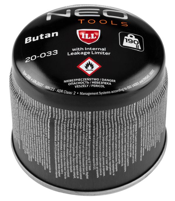 NEO Tools Gaasijoodelamp 190 g balloonile + 4 gaasiballooni