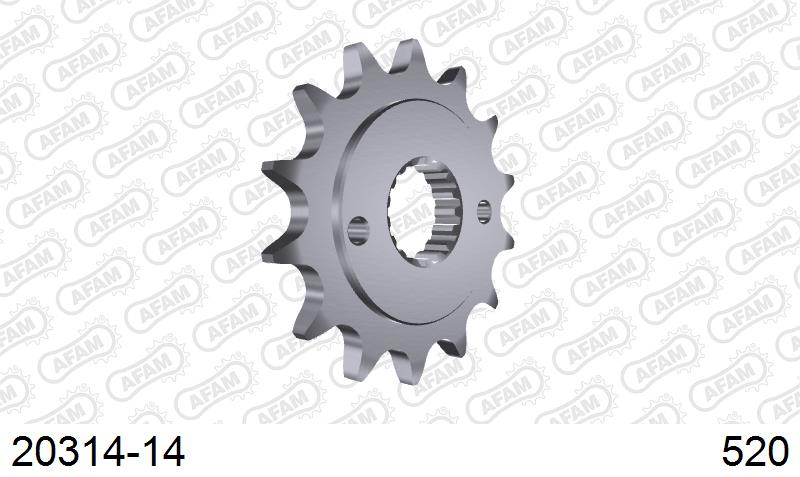 AFAM Eesmine hammasratas 20314-14, 14z, samm 520, teras