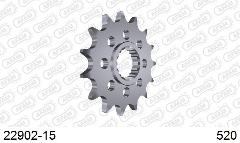 AFAM Eesmine hammasratas 22902-15, 15z, samm 520, teras