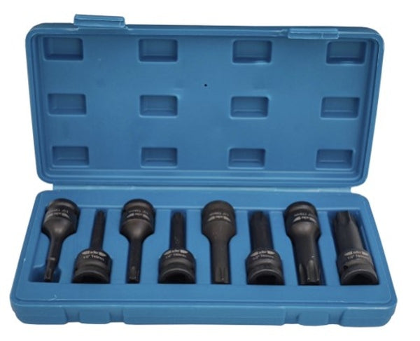ADLER Löökpadrunid 1/2", 8 tk, Cr-Mo teras, AD-08T, TORX