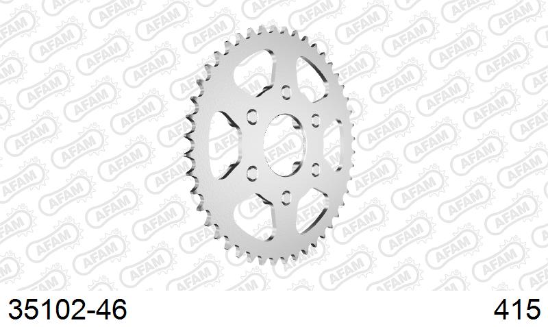 AFAM Tagumine hammasratas 35102-46, 46z, samm 415, teras