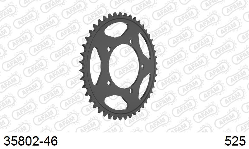 AFAM Tagumine hammasratas 35802-46, 46z, samm 525, teras