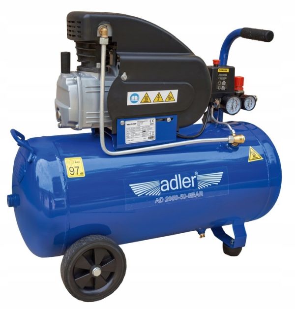 ADLER Kolbkompressor 50 l, 8 bar, 230 V