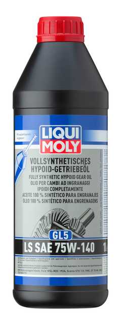 Liqui Moly Fully Synthetic Hypoid Gear Oil (GL5) LS 75W-140 käigukastiõli