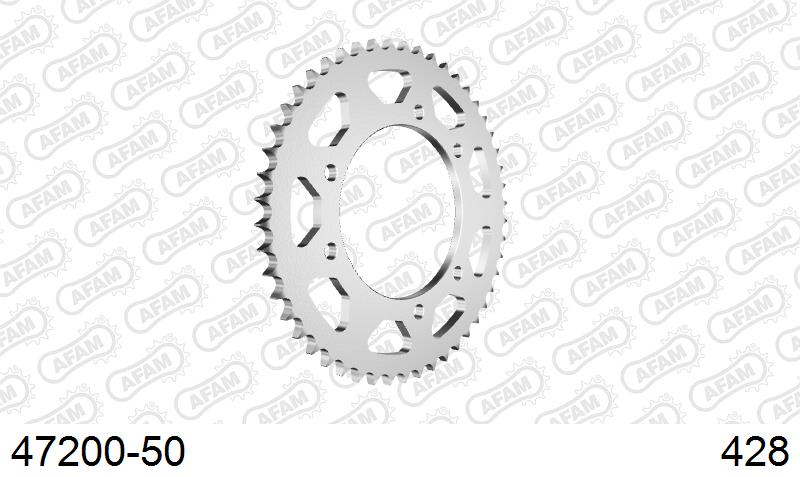 AFAM Tagumine hammasratas 47200-50, 50z, samm 428, teras