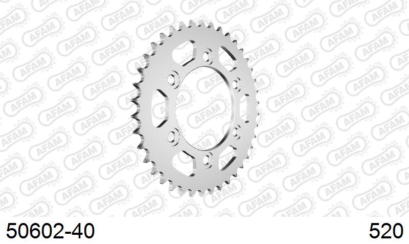 AFAM Tagumine hammasratas 50602-40, 40z, samm 520, teras