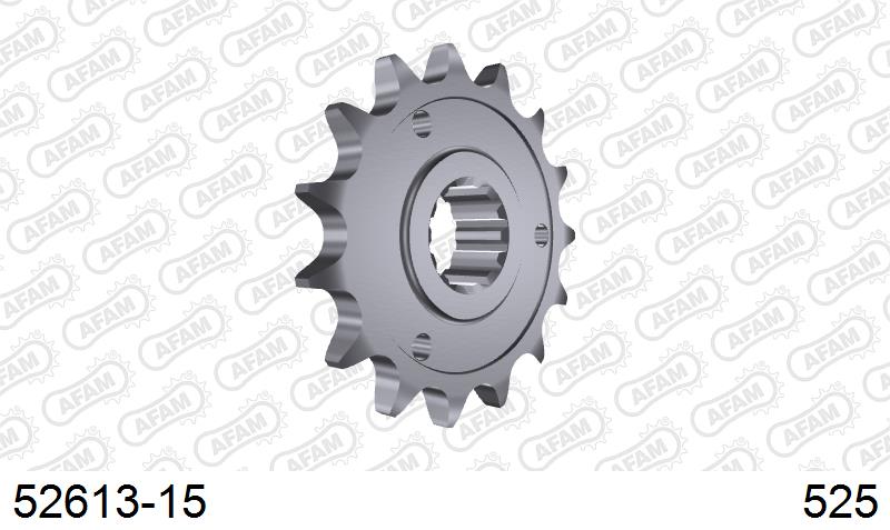 AFAM Eesmine hammasratas 52613-15, 15z, samm 525, teras