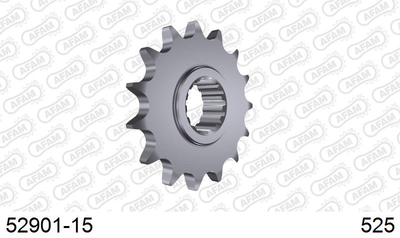 AFAM Eesmine hammasratas 52901-15, 15z, samm 525, teras