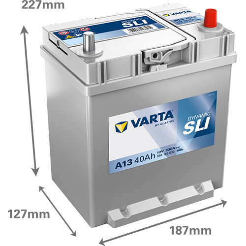 VARTA Dynamic SLI 540125033 käivitusaku 40 Ah 330 A L-