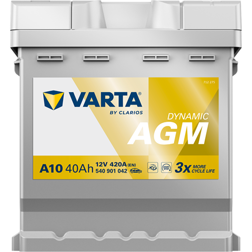 VARTA Dynamic AGM 540901042 käivitusaku 40 Ah 420 A L-