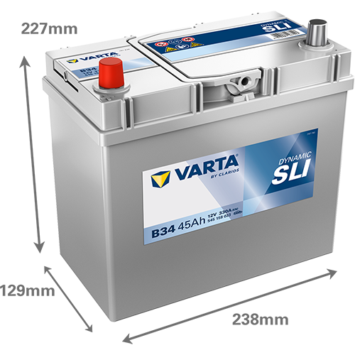 VARTA Dynamic SLI 545158033 käivitusaku 45 Ah 330 A L+