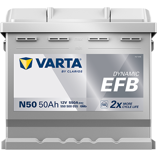 VARTA Dynamic EFB 550500055 käivitusaku 50 Ah 550 A L-
