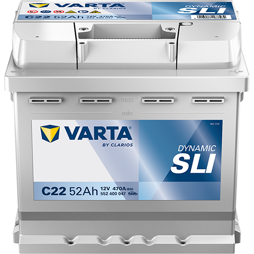 VARTA Dynamic SLI 552400047 käivitusaku 52 Ah 470 A L-