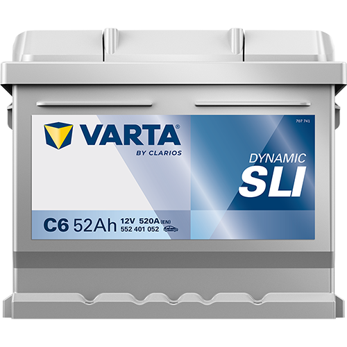 VARTA Dynamic SLI 552401052 käivitusaku 52 Ah 520 A L-