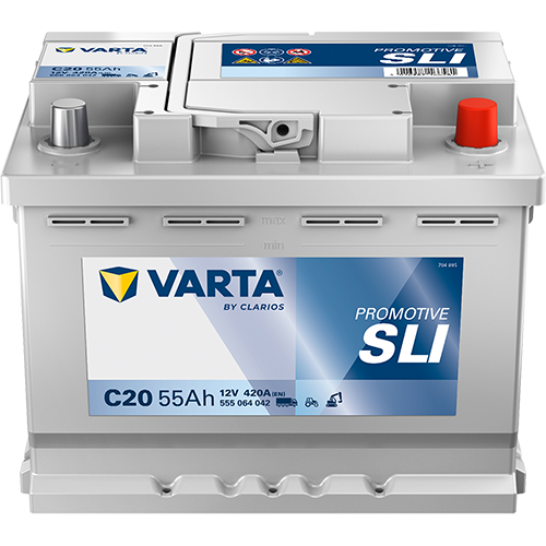 VARTA Promotive SLI 555064042 käivitusaku 55 Ah 420 A L-