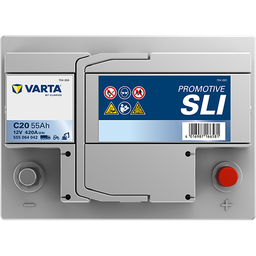 VARTA Promotive SLI 555064042 käivitusaku 55 Ah 420 A L-